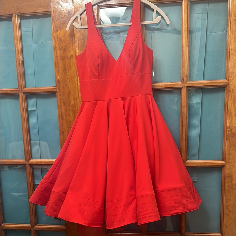 Camille La Vie Vibrant Red Dress